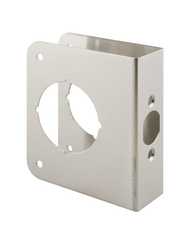 Placa Refuerzo Cerradura Acero Inoxidable Prime-Line U 9589