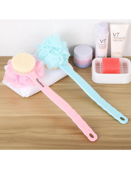 Esponja de Lufa Tbestmax con Mango Largo para Ducha 39 cm Esponja de Lufa Tbestmax con Mango Largo para Ducha 39 cm