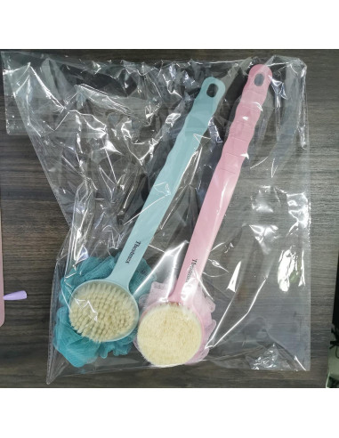 Esponja de Lufa Tbestmax con Mango Largo para Ducha 39 cm