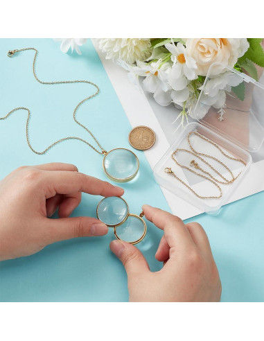 Charm Locket de Memoria UNICRAFTALE 34/29mm Oro 18K Acero Inoxidable
