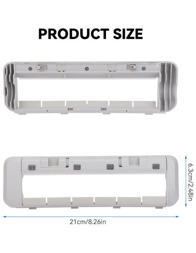 Cubierta de Reemplazo Sgizoku para Dreame X30 Ultra Blanco