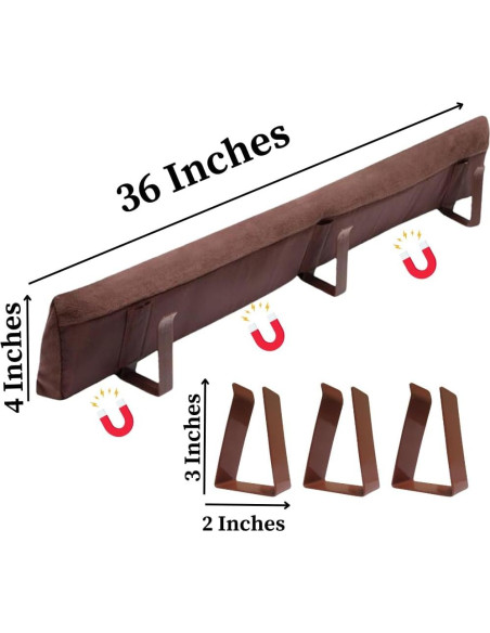 Tapón Magnético para Corrientes de Aire Evelots 91 cm Tapón Magnético para Corrientes de Aire Evelots 91 cm