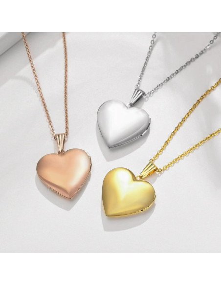 Collar de Medalla Corazón Love Youfeng 45cm Acero Inoxidable Collar de Medalla Corazón Love Youfeng 45cm Acero Inoxidable