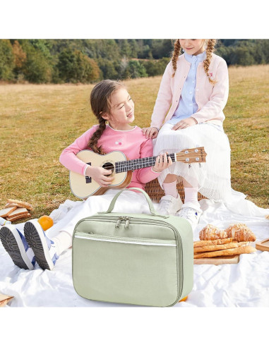 Bolsa de Almuerzo Térmica CAMTOP Verde 25.4x18.03 cm
