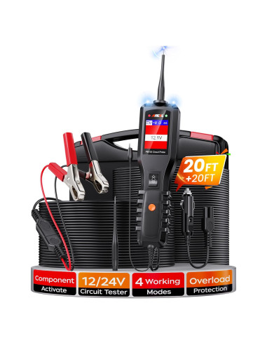 Probador de Circuito ANCEL PB100 12-24V Digital 40 pies