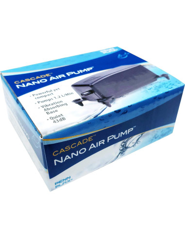 Bomba de Aire Nano Cascade Penn-Plax 1.2 L/min Acuarios