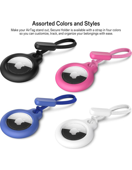 Soporte 2-Pack Meliya para Apple AirTag - Funda a Prueba de Golpes Soporte 2-Pack Meliya para Apple AirTag - Funda a Prueba de Golpes