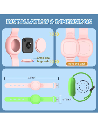 Funda de Silicona Impermeable WQNIDE para Tile Mate 2022 - 2 Pack