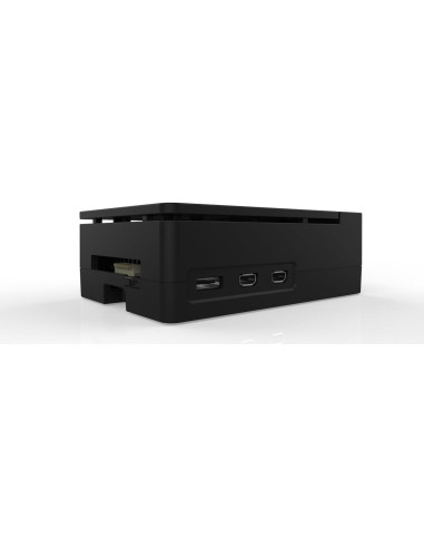 Funda para Raspberry Pi 5 iUniker con Ventilador y Disipador Negro