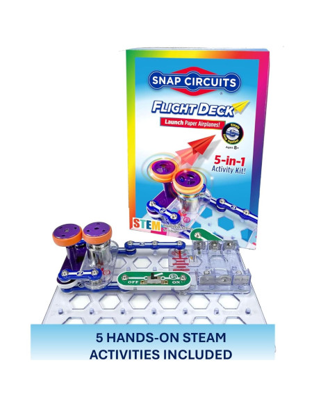 Kit de Juguete de Ciencia Snap Circuits Flight Deck 8+