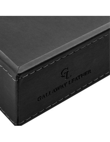 Bandeja de Valet de Cuero Gallaway para Hombres - Negro
