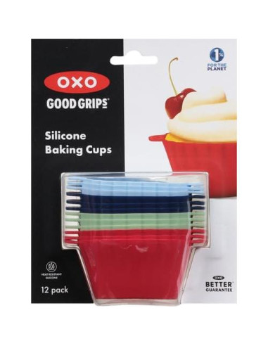 Tazas de Hornear de Silicona OXO Good Grips, 12 Piezas, 3 oz