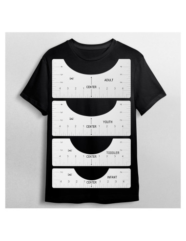 Regla de Alineación para Camisetas Mr. Pen - 4 Piezas PVC