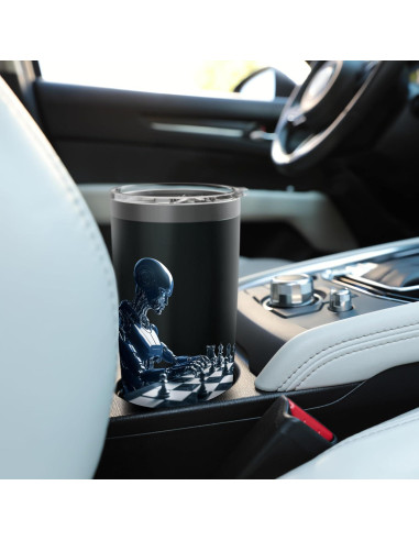Taza Aislada Acero Inoxidable 20 oz Robot AI Ajedrez
