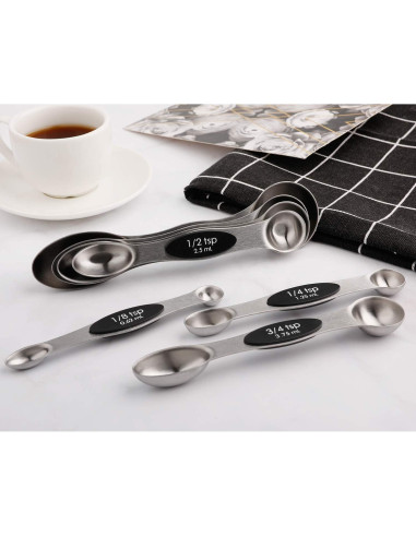 Juego de Cucharas Medidoras Magnéticas Forkmannie 7 Piezas