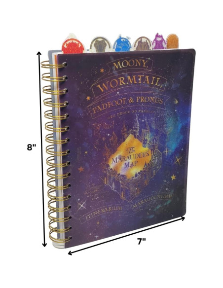 Diario Harry Potter Mapa del Merodeador 144 Páginas Rayadas Diario Harry Potter Mapa del Merodeador 144 Páginas Rayadas