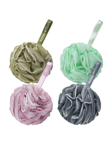 Esponja Exfoliante de Lufa AmazerBath - Set de 4 Colores