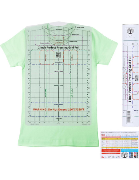 Guía de Prensado para Camisetas MTT PL - Alineación Precisa Guía de Prensado para Camisetas MTT PL - Alineación Precisa