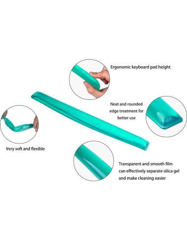Reposamuñecas de Gel Ergonómico ABRONDA - Alivio Dolor Muñeca