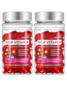 Cápsulas de Suero para el Cabello Nutrifold 80 Pcs Vitaminas