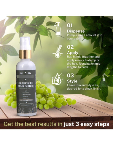 Suero para Cabello GENÉRICO 100ml - Semilla de Uva y Aguacate