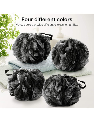 Esponjas de Loofah DadyMart Set de 4 para Baño Exfoliantes