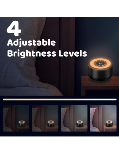 Máquina de Sonido Sleepbox con 25 Sonidos y Luz Nocturna