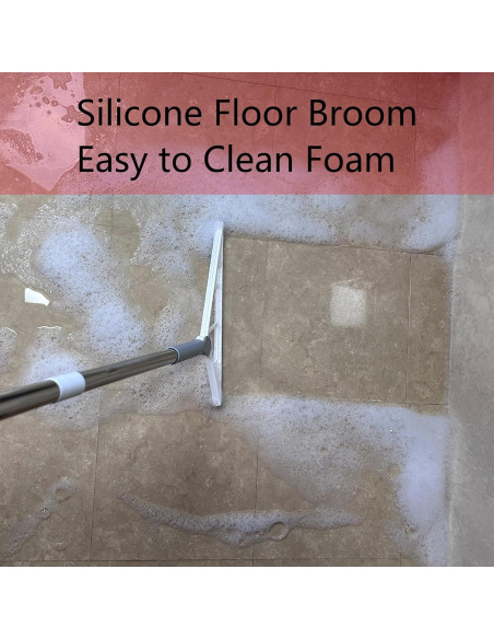 Escoba Mágica de Silicona Drcoevo 61" Ajustable para Limpieza Escoba Mágica de Silicona Drcoevo 61" Ajustable para Limpieza