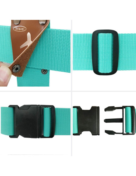 Correas de Equipaje Universales Verde 184.6-215.8 cm Correas de Equipaje Universales Verde 184.6-215.8 cm