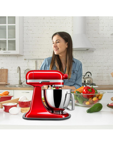 Alfombrilla deslizante de bambú para Kitchen Aid Mini 3.5 Qt