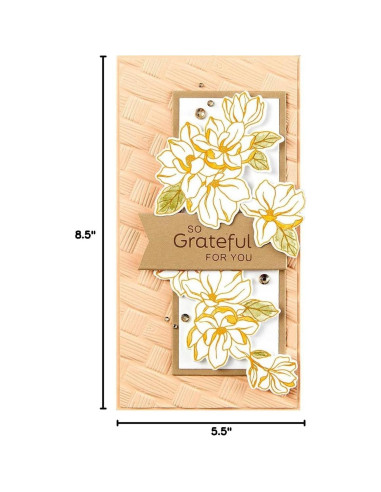 Carpeta de Embossing 3D Tejida Spellbinders 13.97 x 21.60 cm