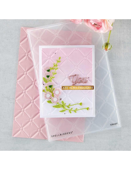 Carpeta de Embossing 3D Spellbinders Tufted 12.7x21.6 cm Carpeta de Embossing 3D Spellbinders Tufted 12.7x21.6 cm
