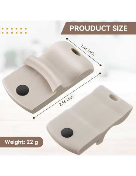 Abridores de Tarros Dreyoo - 2 Piezas Beige, Imán Fuerte Abridores de Tarros Dreyoo - 2 Piezas Beige, Imán Fuerte
