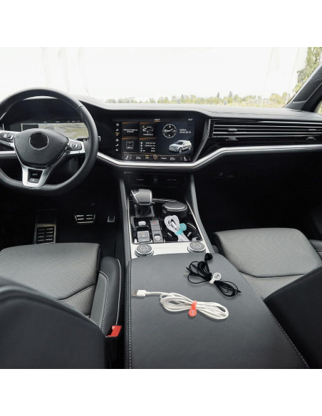 Organizadores de Cables SUNFICON 10 Piezas Multicolor Silicona Organizadores de Cables SUNFICON 10 Piezas Multicolor Silicona