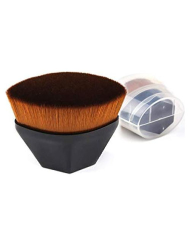 Brocha de Maquillaje JOSALINAS Sunmy Negra para Base y Polvo