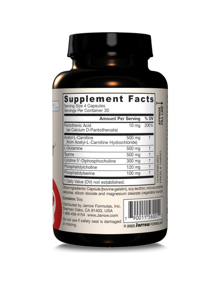 Suplemento Jarrow Formulas Neuro Optimizer 120 Cápsulas Suplemento Jarrow Formulas Neuro Optimizer 120 Cápsulas