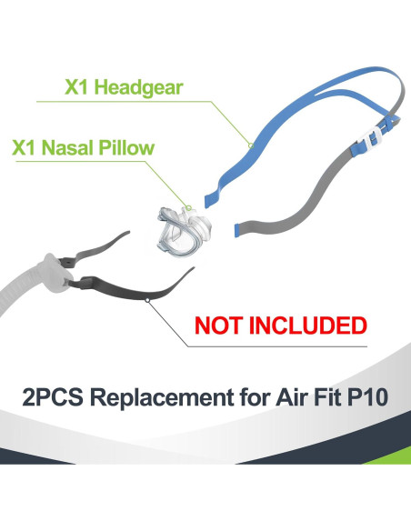 Almohada Nasal Pequeña MEDICOLOR P10 con Arnés Ajustable Almohada Nasal Pequeña MEDICOLOR P10 con Arnés Ajustable