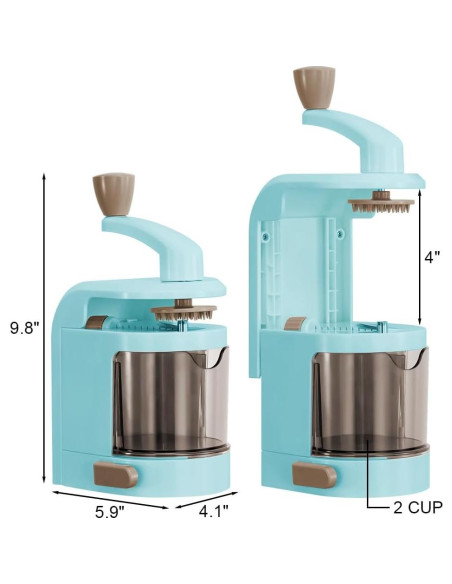 Espiralizador de Verduras Badelite 4 en 1 Manual Azul Espiralizador de Verduras Badelite 4 en 1 Manual Azul