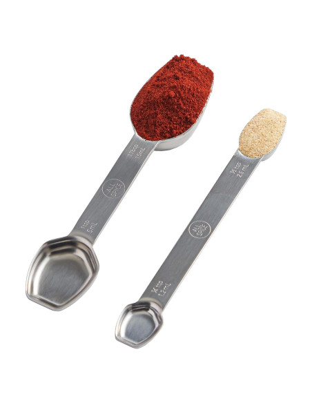 Juego de Cucharas Medidoras de Acero Inoxidable AllSpice Juego de Cucharas Medidoras de Acero Inoxidable AllSpice