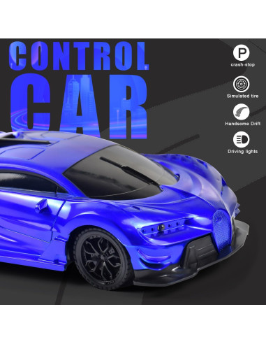 Coche de Control Remoto Tuko PV1019 Azul para Niños 3+