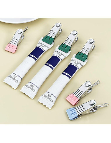 Pinzas de Ropa YIKANGHENG 16 Pcs Acero Inoxidable 5.6 cm