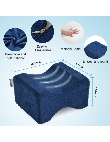 Funda de Almohada para Rodilla ZOAN Azul 25.4x20.3 cm