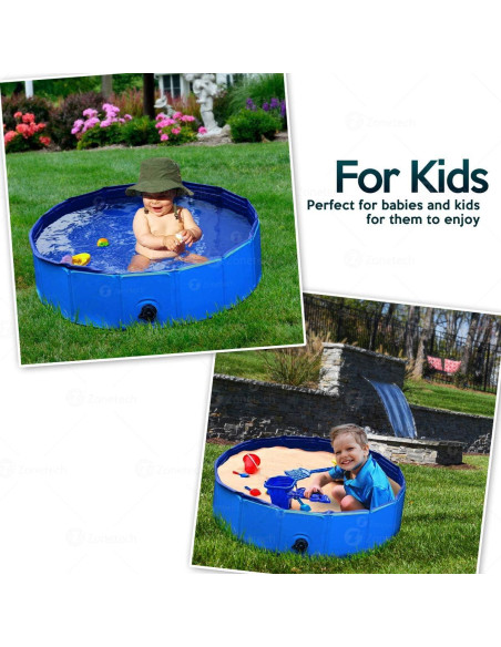 Piscina Plegable Zona Tech para Mascotas y Niños 10.3L Piscina Plegable Zona Tech para Mascotas y Niños 10.3L
