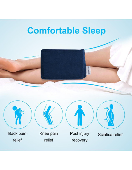 Funda de Almohada para Rodilla ZOAN Azul 25.4x20.3 cm Funda de Almohada para Rodilla ZOAN Azul 25.4x20.3 cm