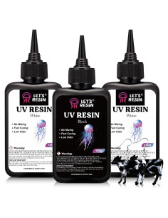 Resina UV Colorida LET'S RESIN 300g para Manualidades y Joyería