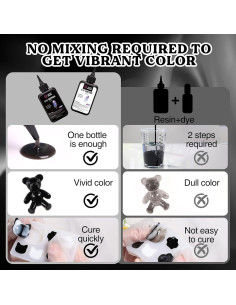 Resina UV Colorida LET'S RESIN 300g para Manualidades y Joyería 2