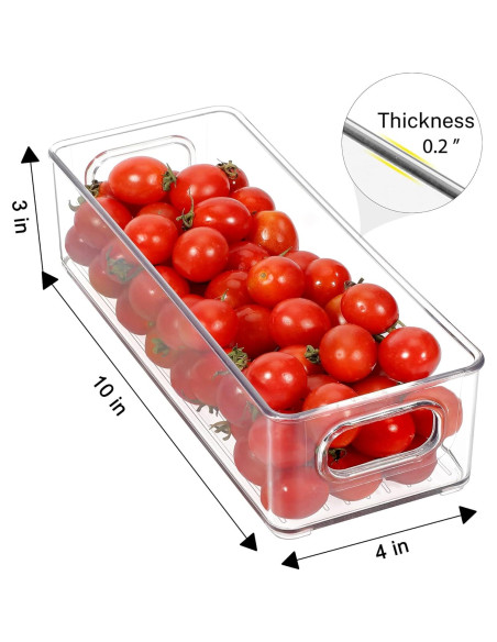 Bin de Almacenamiento Apilable KAVDNAE 2 Paquete 25.4 cm Bin de Almacenamiento Apilable KAVDNAE 2 Paquete 25.4 cm