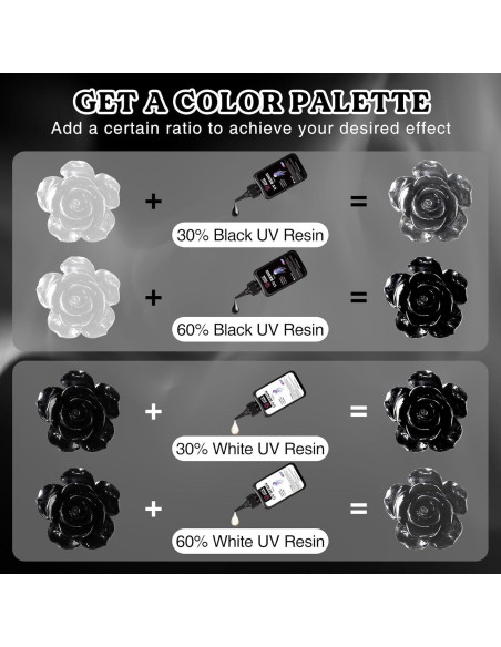 Resina UV Colorida LET'S RESIN 300g para Manualidades y Joyería Resina UV Colorida LET'S RESIN 300g para Manualidades y Joyería