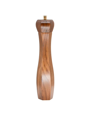 Molino de Pimienta Manual UNIOVC 10 Pulgadas Madera Acacia