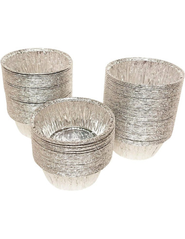 Tazas de Hornear Desechables de Aluminio Axe Sickle 70 mL - 100 Pcs